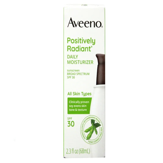 Aveeno Positively Radiant Daily Face Moisturizer with Broad Spectrum SPF 30 