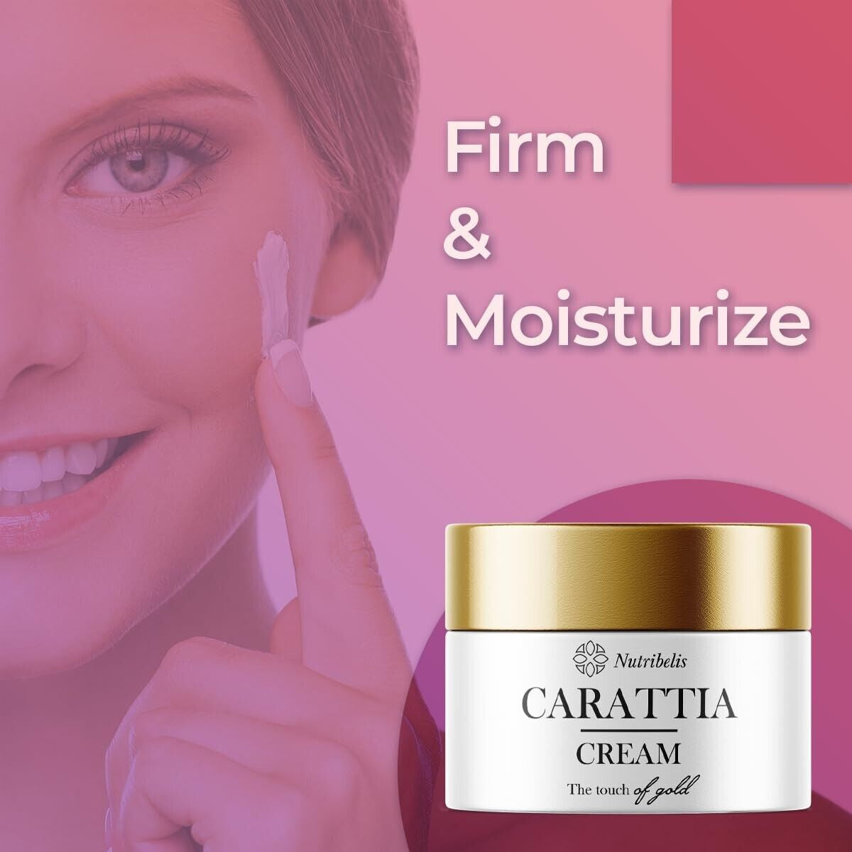 Carattia Anti-Aging Cream and Moisturizer - 2-Pack, 2.5Oz Each