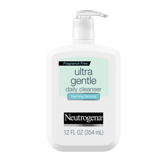 12 Fl. Oz Fragrance-Free Ultra Gentle Foaming Face Wash