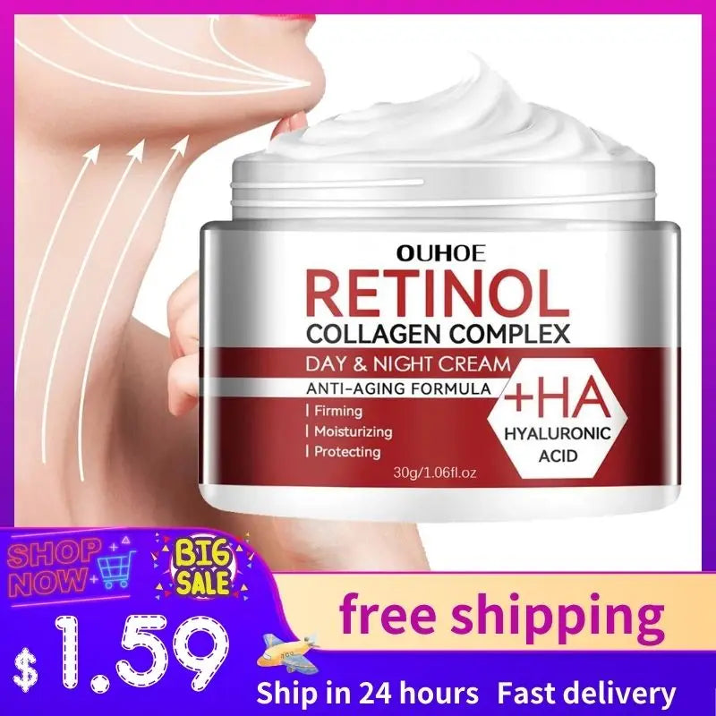 Professional rewritten title: Advanced Retinol Face Moisturizer - Anti-Wrinkle Cream for Aging Skin, Pore Minimizing, Whitening, and Smoothing