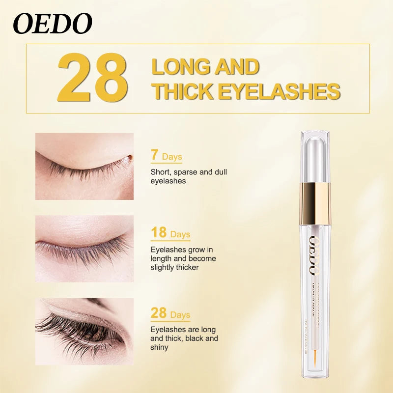 Professional Product Title: Advanced Eyelash and Brow Growth Serum for Longer, Fuller, and Thicker Eyelashes with Enhanced Nourishment and Firmness