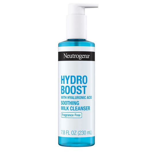 Neutrogena Soothing Milk Facial Cleanser with Hyaluronic Acid