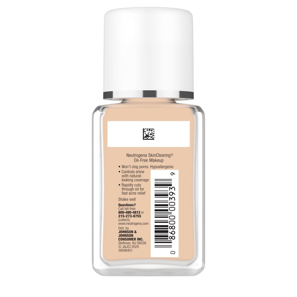 Neutrogena Skin Clearing Oil-Free Makeup Foundation - Natural Beige