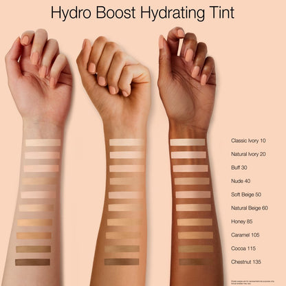 Hydro Boost Hydrating Tint in 40 Nude Color, 1.0 Fl. Oz