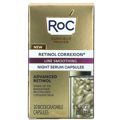 ROC Retinol Correxion Line Smoothing Night Serum Capsules