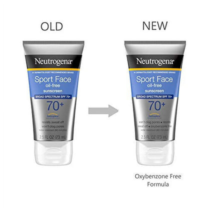 Neutrogena  Oil-Free Sport Face Sunscreen - SPF 70+ 