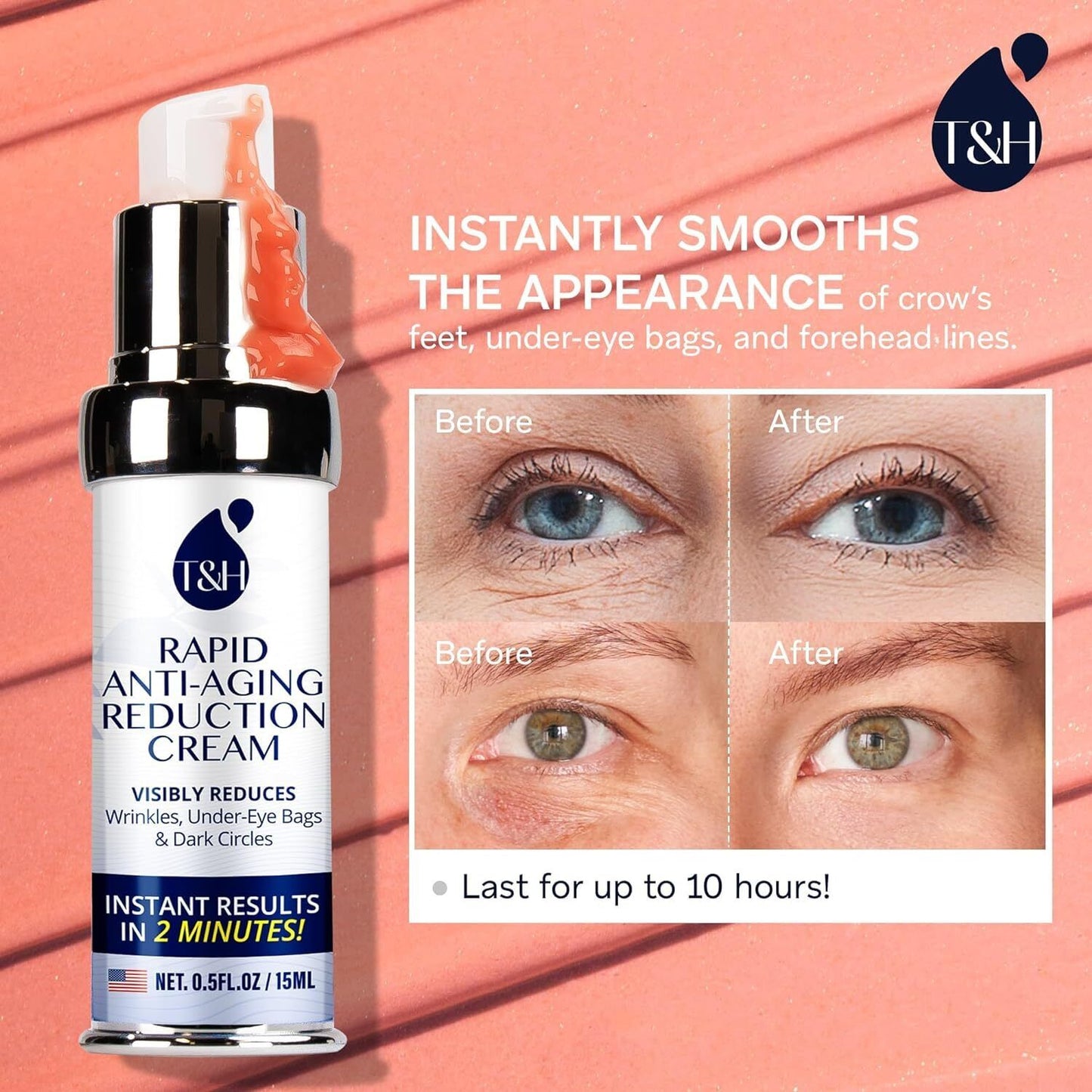 Advanced Anti-Aging Eye Cream: Rapidly Reduces Wrinkles for Visible and Instant Results