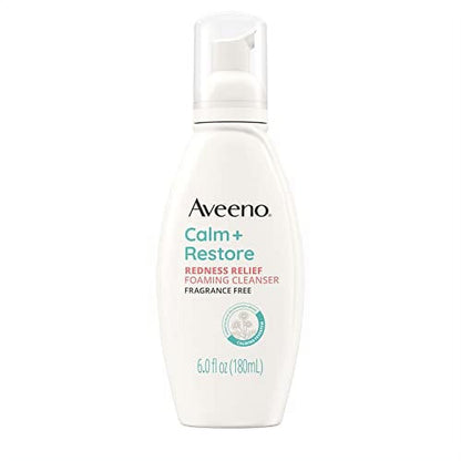 Aveeno Calm + Restore Redness Relief Foaming Cleanser