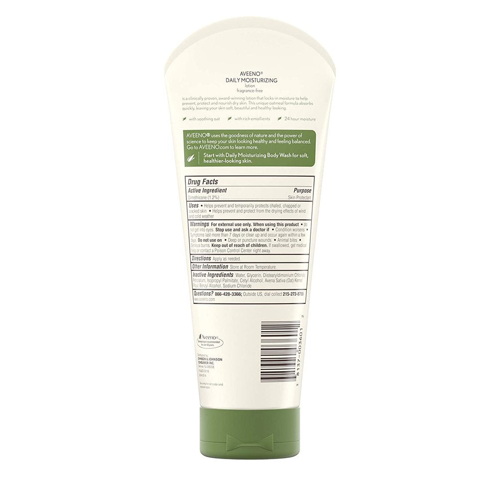 Aveeno Daily Moisturizing Lotion for Hydration and Nourishment