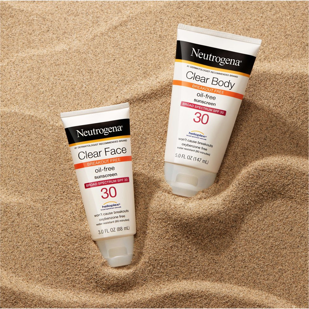 Neutrogena Clear Face Oil-Free Sunscreen - SPF 30