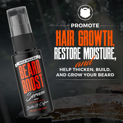Professional Title: 1 Oz. Beard Growth Serum Infused with Biotin and Caffeine