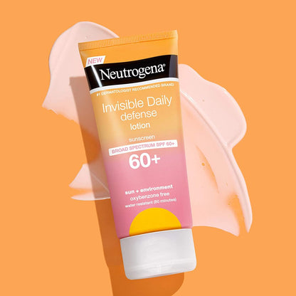 Neutrogena Invisible Daily Defense Travel Size with SPF 60 - Pack of 4