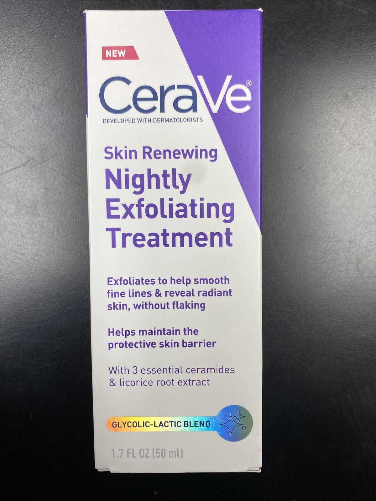 Cerave Skin Renewing Nightly Exfoliating Treatment Serum - 1.7 Fluid Ounces (S4612500)