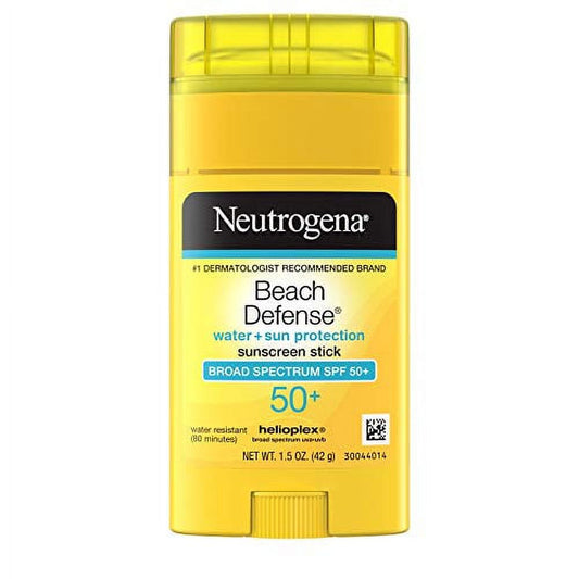 Neutrogena Beach Defense Water-Resistant Body Sunscreen Stick with Broad Spectrum SPF 50+