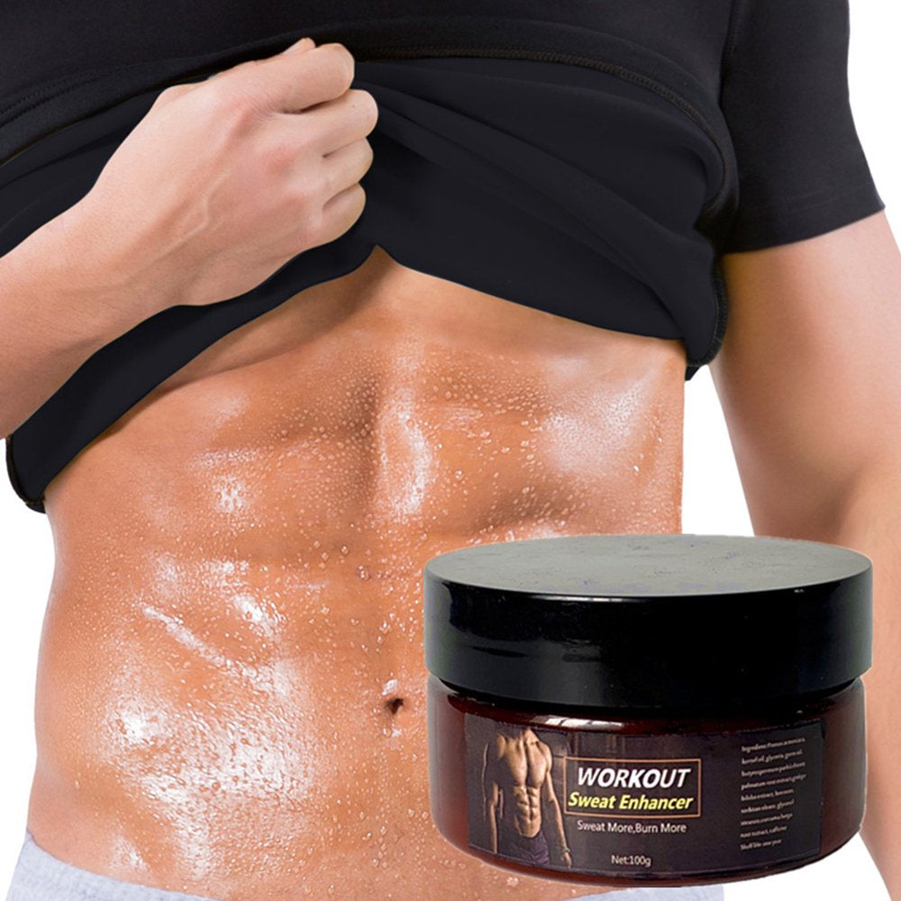 Professional Product Title: Thermogenic Sweat Enhancing Cream for Fat Burning and Abdominal Muscle Development - Advanced Slimming Formula for Men and Women - 100G