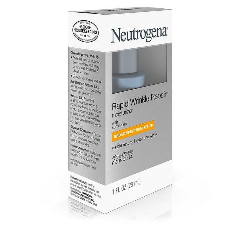 Neutrogena  Rapid Wrinkle Repair Moisturizer with Broad Spectrum Sunscreen SPF 30 - 2-Pack