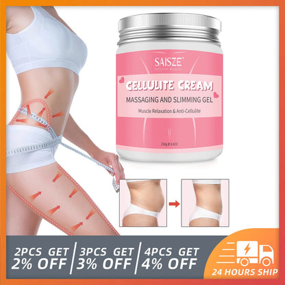 Effective 250G Fat Burning Cream: Advanced Anti-Cellulite Formula for Full Body Slimming, Weight Loss, and Hot Massage Leg Body Massaging