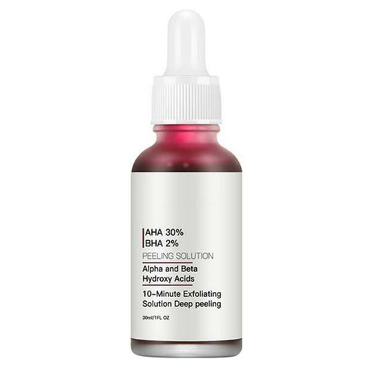 Professional Product Title: 30ml Fruit Acid Anti-Aging Face Serum with AHA 30%, BHA 2%, Whitening, and Anti-Wrinkle Properties
