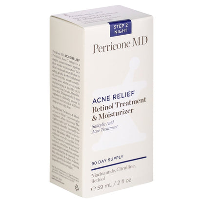 Professional title: 2 Oz Retinol Treatment and Moisturizer for Acne Relief