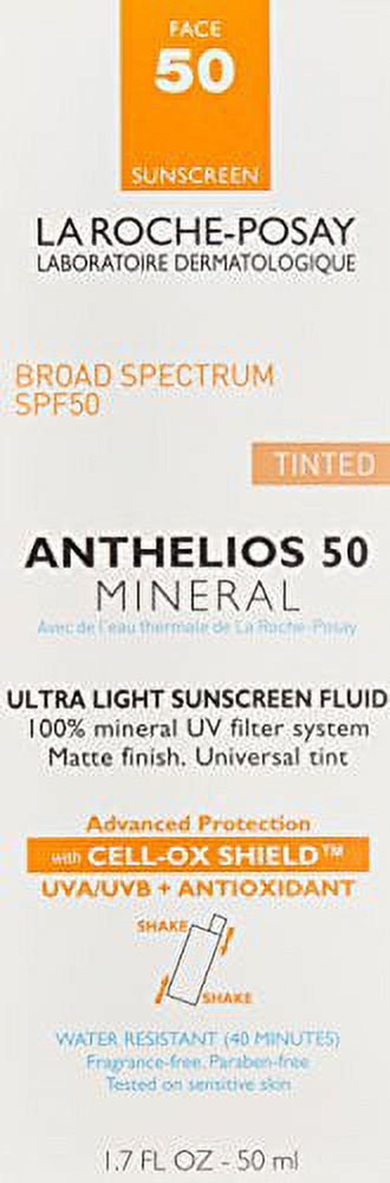 La Roche-Posay Anthelios Mineral Tinted Sunscreen Broad Spectrum SPF 50