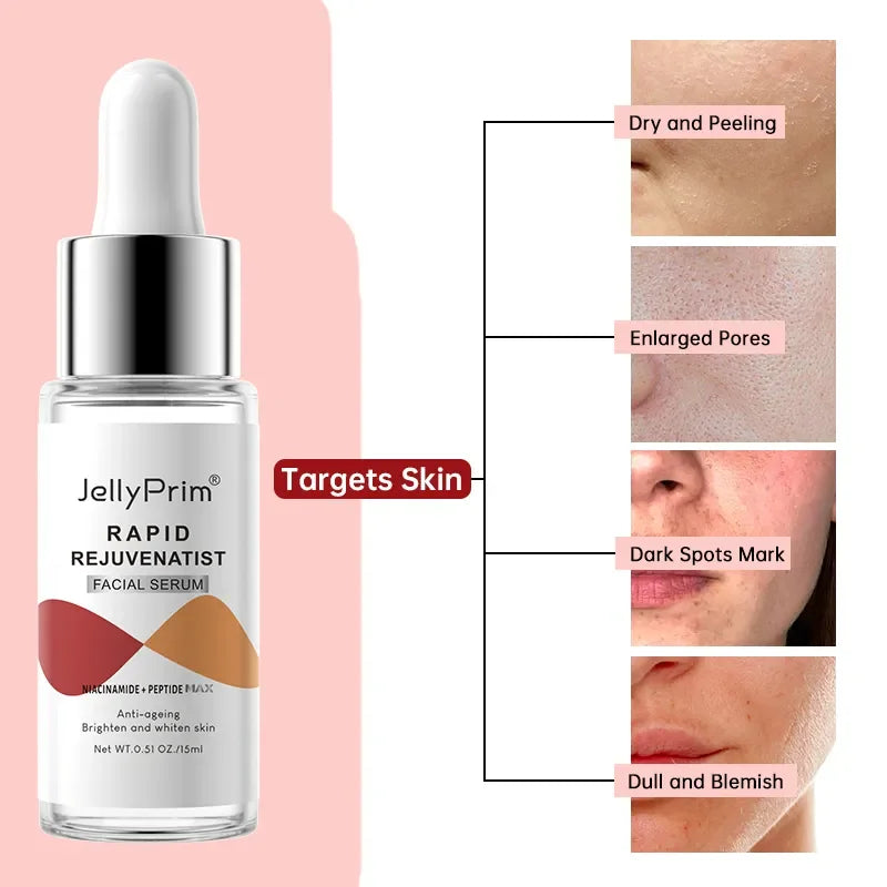 Professional Title: Advanced Niacinamide Serum for Brightening Skin, Minimizing Pores, and Reducing Dark Spots - Enriched with Hyaluronic Acid and Collagen for Effective Facial Skin Care