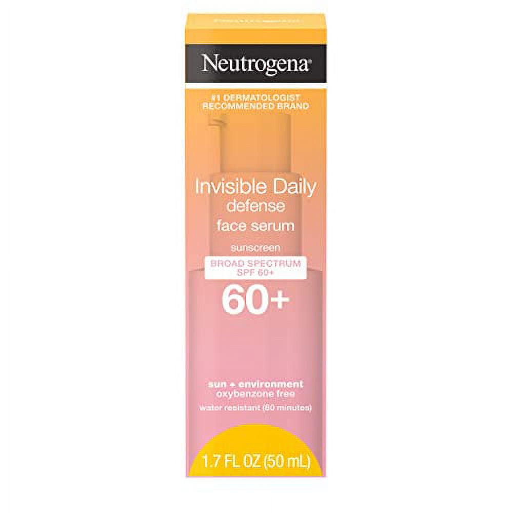 Neutrogena Invisible Daily Defense Face Serum with Broad Spectrum SPF 60+