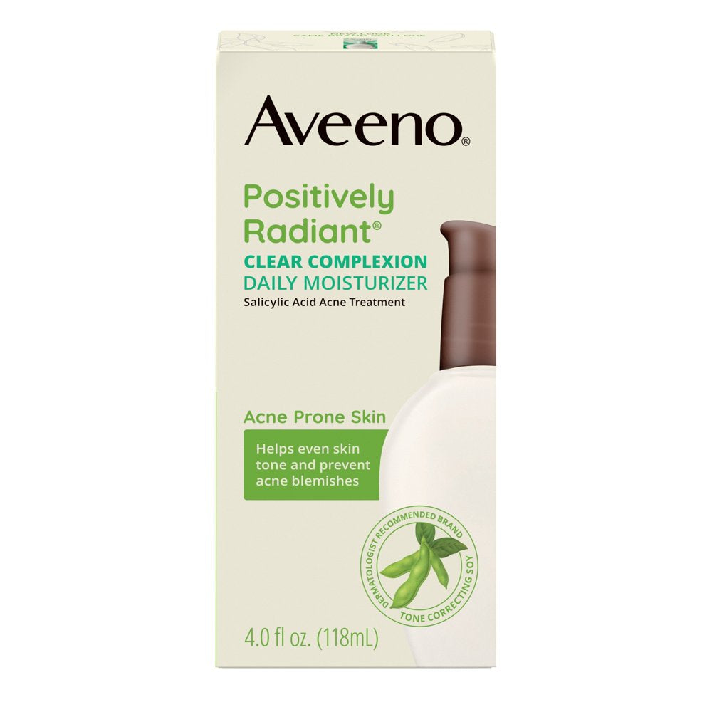 Aveeno Positively Radiant Daily Face Moisturizer with Broad Spectrum SPF 30 - 2 Pack