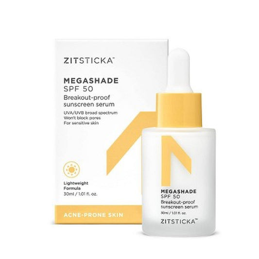 Zitsticka Megashade Breakout-Proof Face Serum with SPF 50 - 1Oz