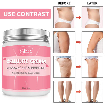 Effective 250G Fat Burning Cream: Advanced Anti-Cellulite Formula for Full Body Slimming, Weight Loss, and Hot Massage Leg Body Massaging