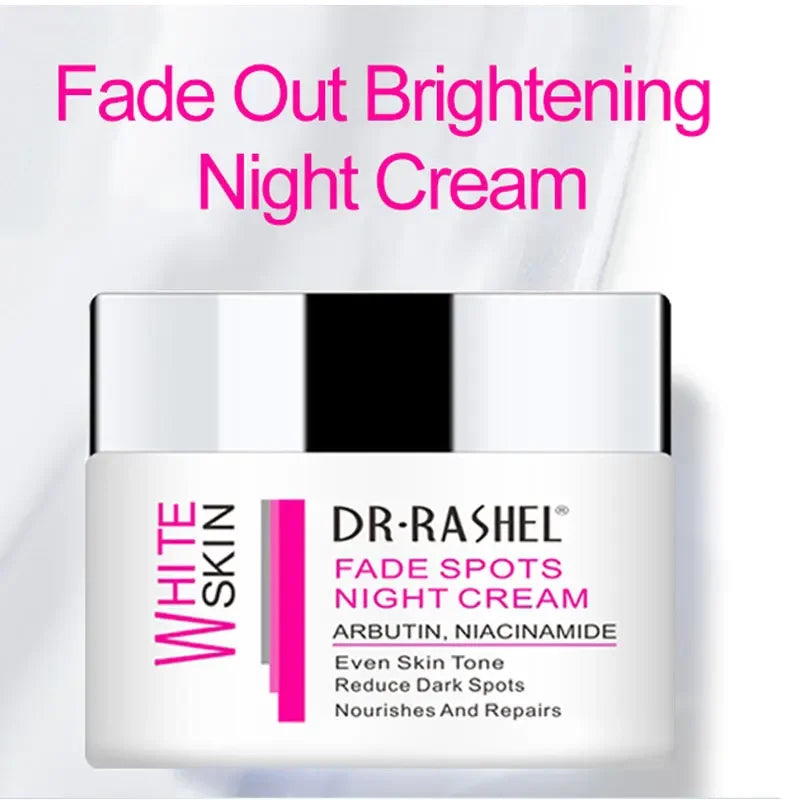 DR.RASHEL Argan Oil Night Cream with Amino Acid Collagen for Melanin Lightening and Fine Line Reduction - 50G