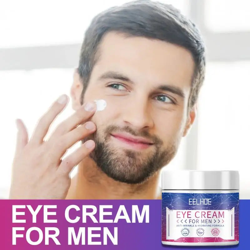 Professional title: 30ml Men's Day and Night Eye Cream for Eye and Face Care - Reduces Eye Bags, Dark Circles, Puffiness, and Wrinkles - TSLM1