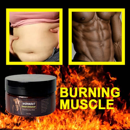 Professional Product Title: Thermogenic Sweat Enhancing Cream for Fat Burning and Abdominal Muscle Development - Advanced Slimming Formula for Men and Women - 100G