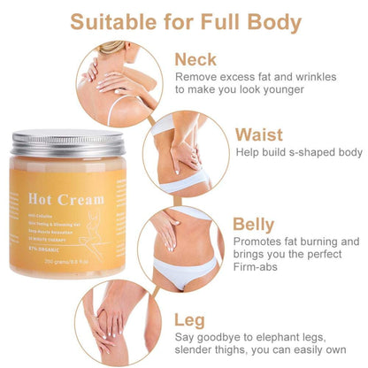 Professional-Grade Fat Burning and Cellulite Reduction Cream for Effective Weight Loss and Body Sculpting