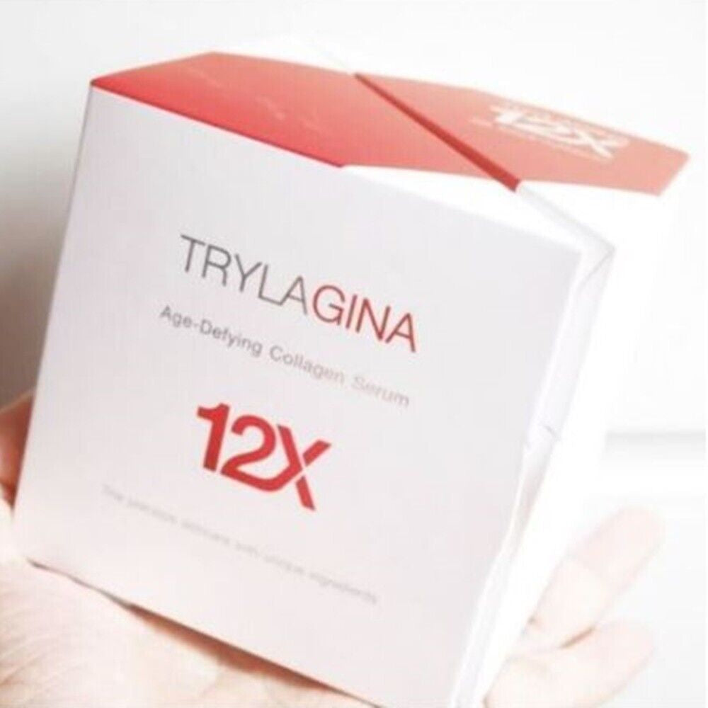 TRYLAGINA Advanced Age-Defying Collagen Serum with 12X Concentration, 5D Matrixcolla for Wrinkle Reduction and Intense Moisturization - 30G
