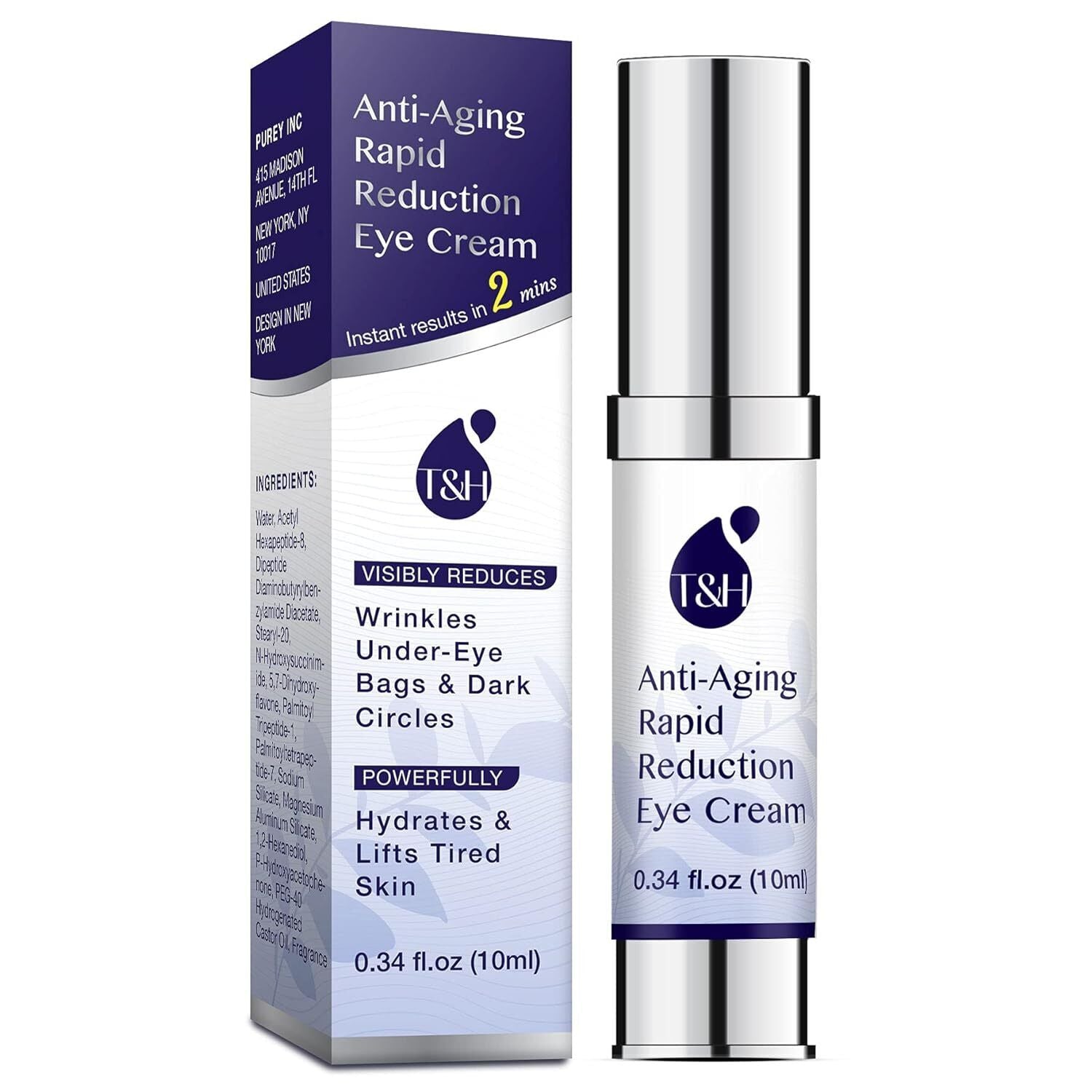 Advanced Anti-Aging Eye Cream: Rapidly Reduces Wrinkles for Visible and Instant Results