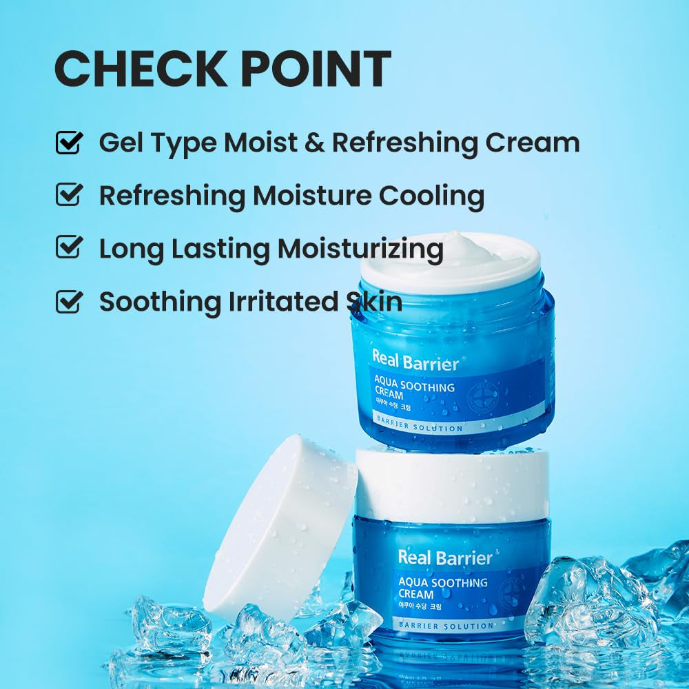 Professional Title: Soothing Hyaluronic Acid Facial Cream - Redness Relief and Moisturizer for Sensitive and Dry Skin - Calming Chamomile Extract - 1.7 Fl.Oz. (50ml) - Korean Skincare