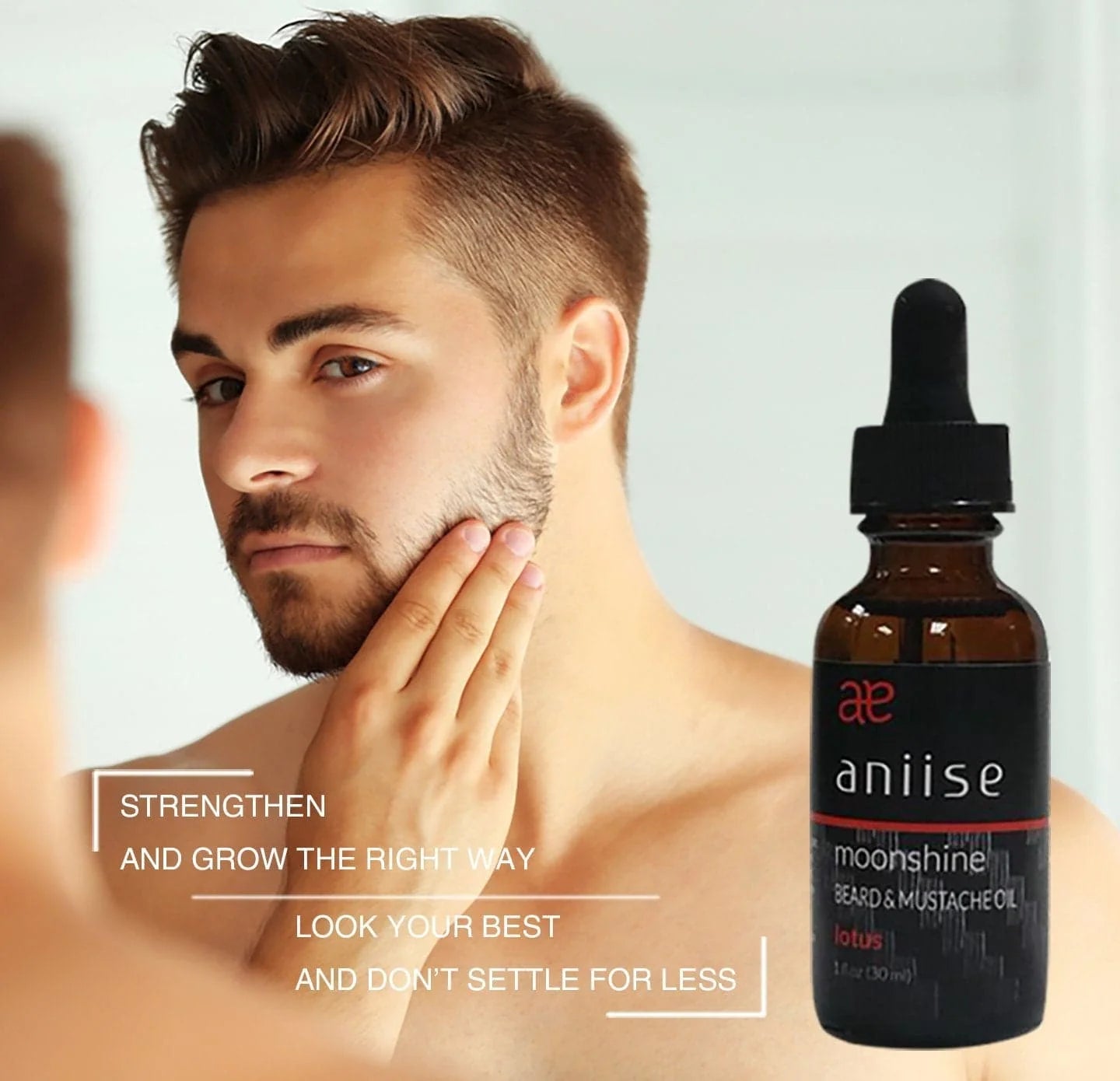 Premium Moonshine Beard and Mustache Oil for Optimal Grooming