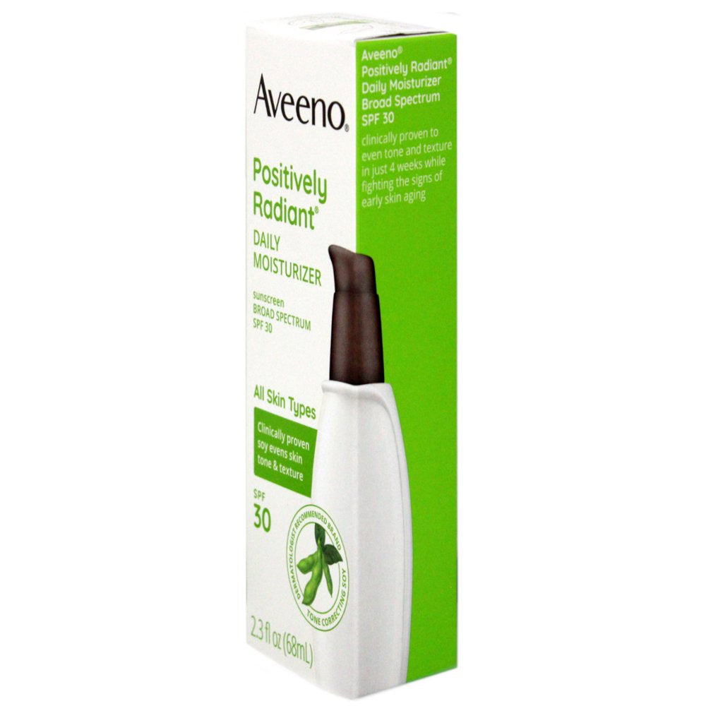 Aveeno Positively Radiant Daily Face Moisturizer with Broad Spectrum SPF 30 