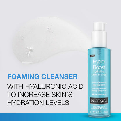 Professional title: Hydro Boost Hydrating Hyaluronic Acid Cleansing Gel - 6 Oz