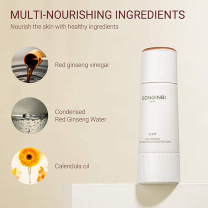 Hydrating and Balancing Facial Emulsion with Red Ginseng